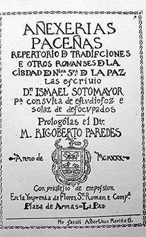 Los textos publicados por Ismael Sotomayor