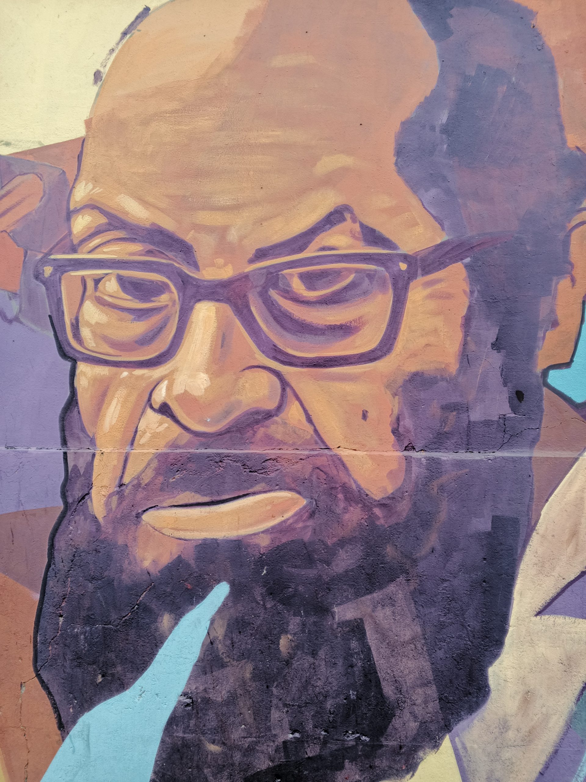 Mural de Jaime Saenz en La Paz