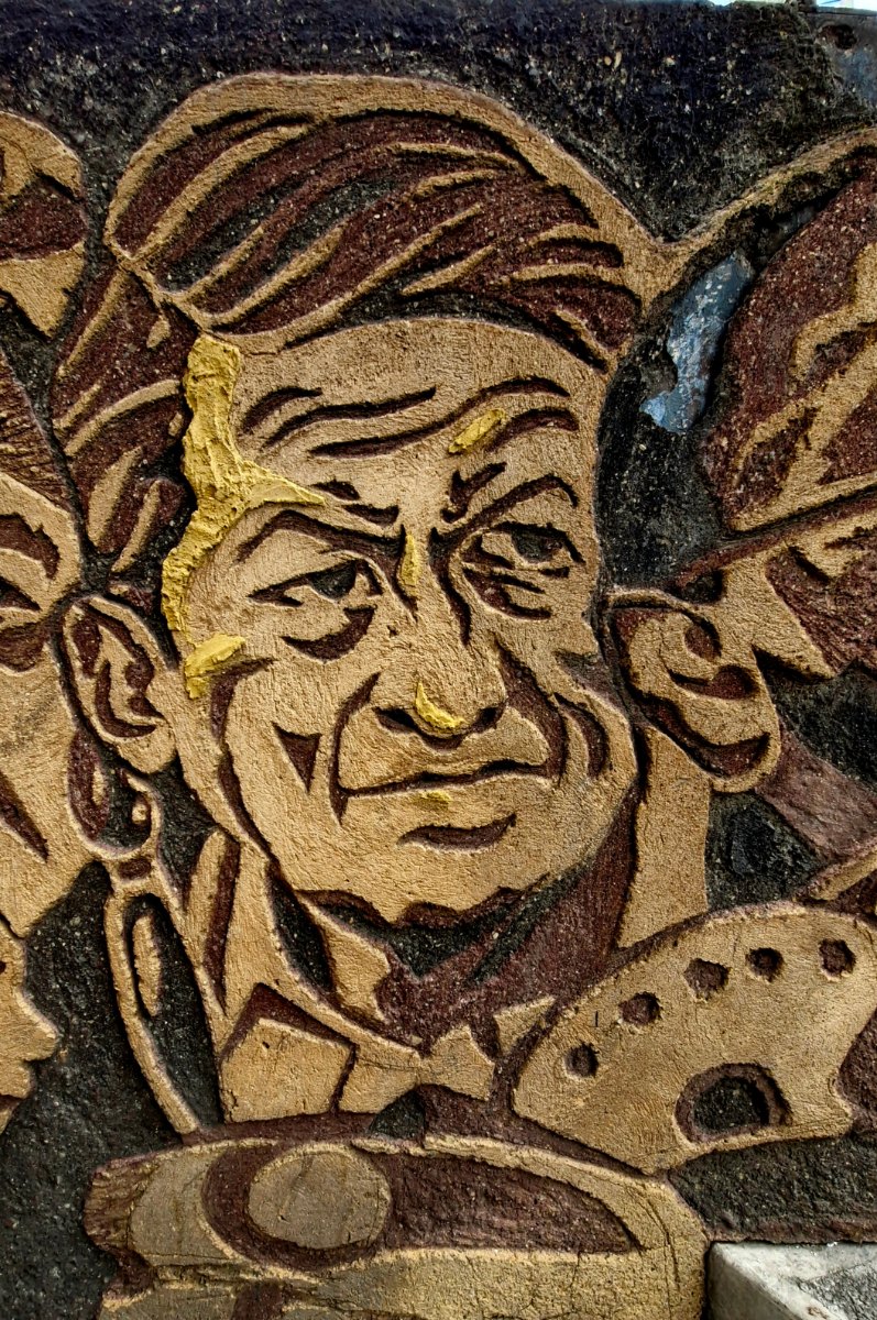 Mural de Víctor Hugo Viscarra en La Paz